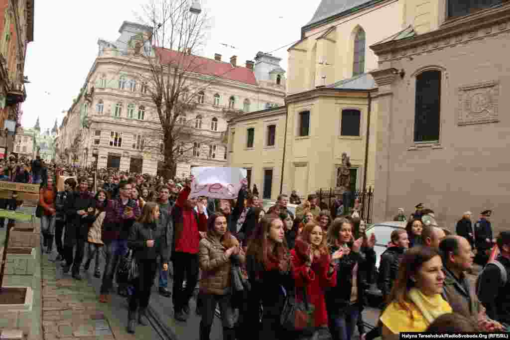 Мітинг у Львові на підтримку євроінтеграції, 22 листопада 2013 року