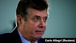 U.S. President Donald Trump's former campaign chairman Paul Manafort (file photo)