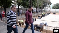 Архивска фотографија - Поранешниот премиер Никола Груевски и поранешниот министер Спиро Ристовски.