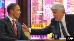 ABŞ - Prezident Barak Obama 2009-cu ildə Jay Leno-nun (sağda) qonağı olmuşdu. 