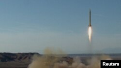 Запуск одной из иранских ракет, 8 марта 2016 года