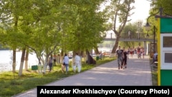 Городской парк культуры и отдыха. Уральск, 13 октября 2018 года