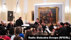 Илин Диме Димовски на концертот со „Загребски солисти“