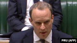 British Foreign Secretary Dominic Raab