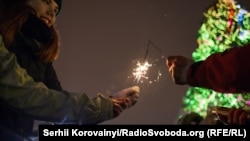 Святкування Нового року в Києві. 2018 рік
