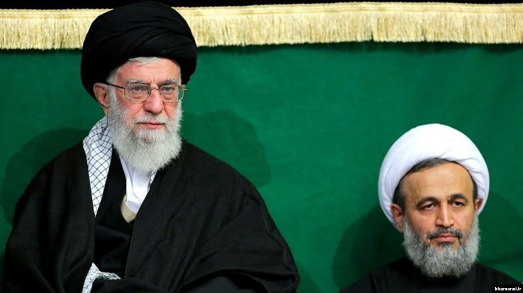 Iran-- Alireza Panahian and Khamenei