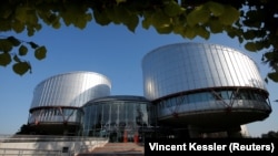 The European Court of Human Rights in Strasbourg. 