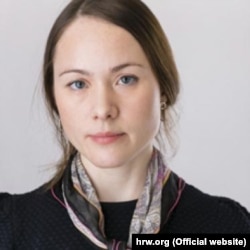 Yulia Gorbunova, hulumtuese në Human Rights Watch.