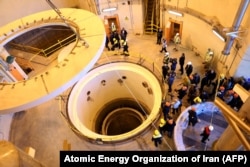 The nuclear water reactor of Arak, south of Tehran (file photo)