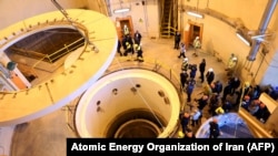 A handout picture released by Iran's Atomic Energy Organization on December 23, 2019 shows the nuclear water reactor of Arak, south of the capital Tehran.