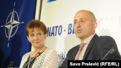 NATO bisnis forum, Verica Maraš i Kristijan Posa, foto: Savo Prelević