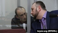 Олександр Баранов і його адвокат Роман Євценко