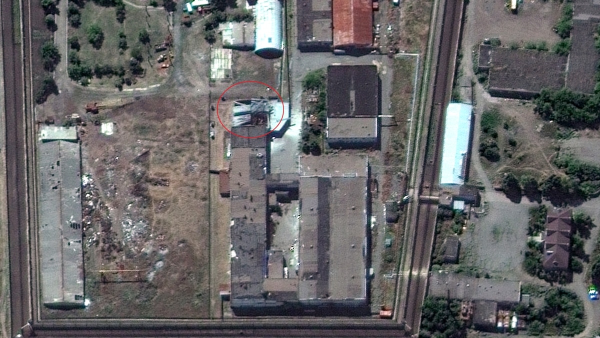 аналіз фото з Оленівки свідчить про термобаричний вибух всередині будівлі колонії