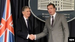 Filip Hamond sa Aleksandrom Vučićem u Beogradu