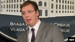 Српскиот премиер Александар Вучиќ 