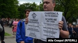 Protest al socialiștilor pentru demiterea lui Dorin Chirtoacă