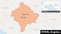Мапа на Косово