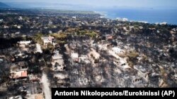 Архива: Шумски пожари во Грција. 25.07.2018