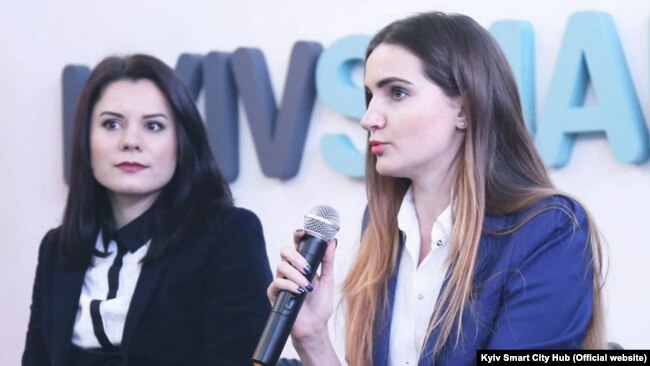 Юлія Ресенчук та Оксана Біла в Kyiv Smart City Hub