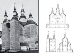 Вознесенська церква у селищі Березна 1759 року. Знищена в 1929-1930 роках. Фото Стефана Таранушенка 1928 року. Зберігається в Інституті рукопису НБУ ім. В.І. Вернадського (ІР НБУВ). Фото надане О. Савчуком