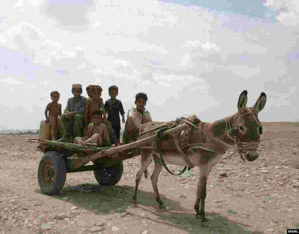 Afganistan - Voda - Afganistanska djeca u ¨potrazi¨za vodom. 
