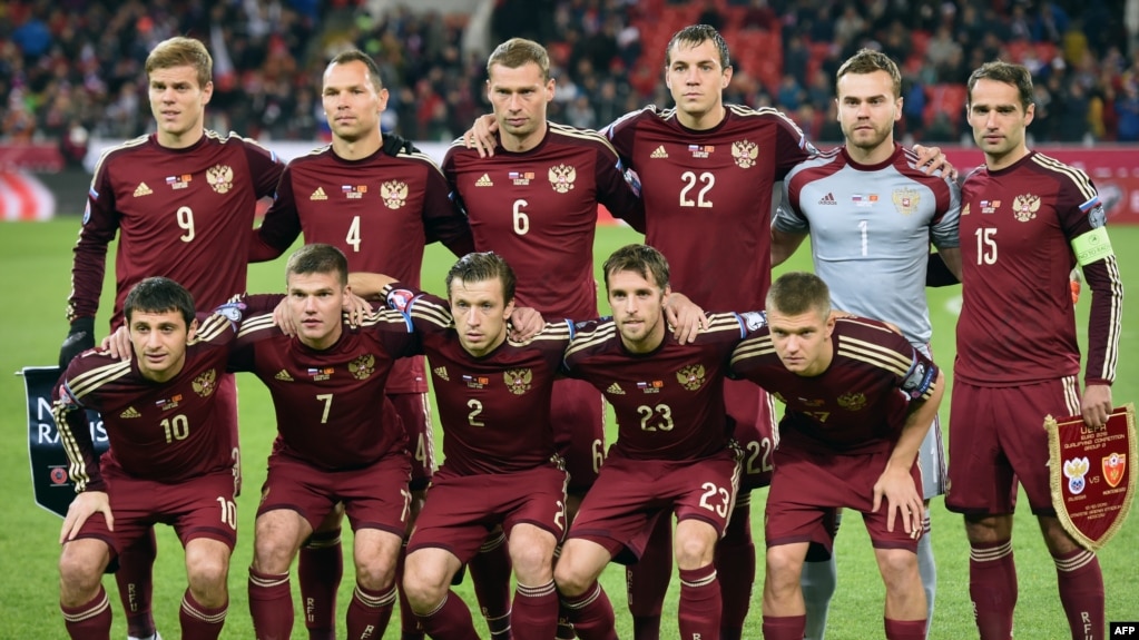 The Russian soccer team is not known for its ethnic diversity. (file photo)