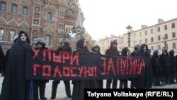 Марш "За честные выборы" в Санкт-Петербурге