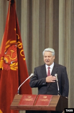 Інаўгурацыя першага прэзыдэнта Расеі Барыса Ельцына, 1991