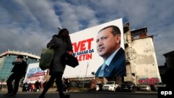 Publicitate pro-referendum la Istanbul