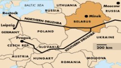 The Druzhba oil pipeline system