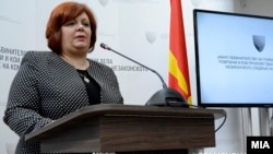 Prokurorja Speciale, Katica Janeva gjatë një konference për media.