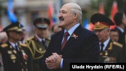 Лукашэнка на Дзень Перамогі 9 траўня 2019 году ў Менску