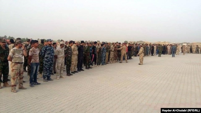 Students training with al-Hashd al-Shaabi, Babil, 11Jun2105