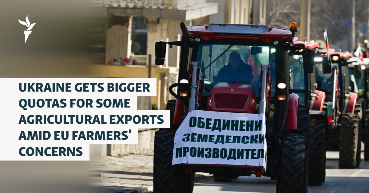 Ukraine erhält im Rahmen eines vorläufigen Handelsabkommens mit der EU ...