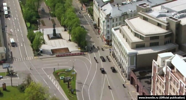 Кортеж Владимира Путина во время инаугурации, 2012 год