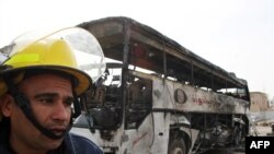 انفجار روز شنبه نجف در پایانه مسافری صافی صفا در مرکز بغداد رخ داده است