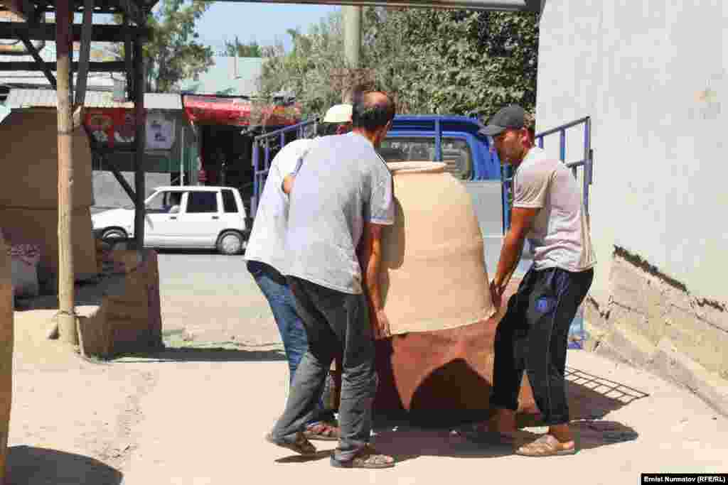 The Nizamov family produces many of their ovens for export to Russia, where they are in demand among Central Asian immigrants. It cost the family about 1,000 rubles ($25) to transport each oven to Russia, where they sell for between&nbsp;15,000-20,000 rubles ($370-$495). 