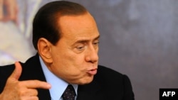 Silvio Berlusconi za vrijeme konferencije za novinare u Rimu 16. februara 2011. godine