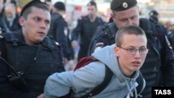 Задержания в третью годовщину событий на Болотной, 7 мая 2015 года