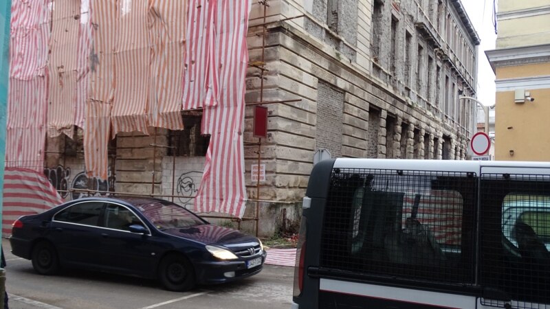 Mostar: Srušio se dio zida nekadašnje Općine, povrijeđeno više osoba