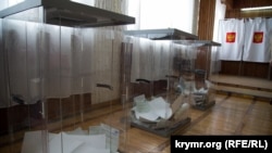 Российский избирательный участок в Крыму, архивное фото