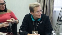 Людмила Калініна, круглий стіл про жінок-ветеранок, Дніпро, 10 грудня 2019 року