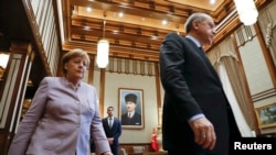 Angela Merkel i Redžep Tajip Erdogan 