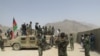  An Afghan National Army exercise in central Afghanistan.