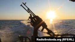 Украинская береговая охрана в Азовском море