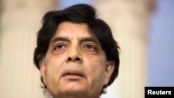 Pakistani Interior Minister Chaudhry Nisar Ali Khan