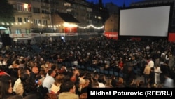 Bioskop na otvorenom u okviru Sarajevo Film Festivala, 28. jul 2010.