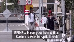 Capture from RFE/RL video on death of Karimov