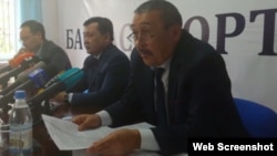 Нұрбек Нышанов, Оңтүстік Қазақстан облыстық қоғамдық денсаулық сақтау департаментінің басшысы. Шымкент, 3 сәуір 2018 жыл.
