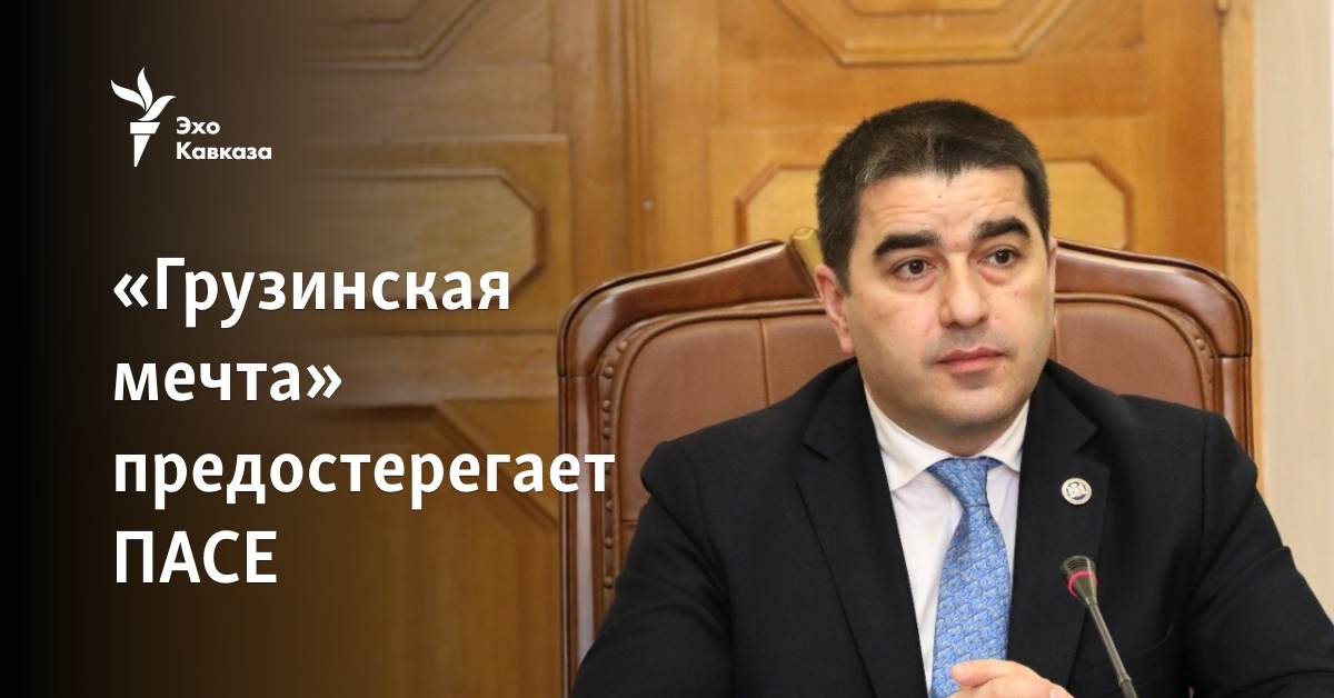 «Грузинская мечта» предостерегает ПАСЕ
